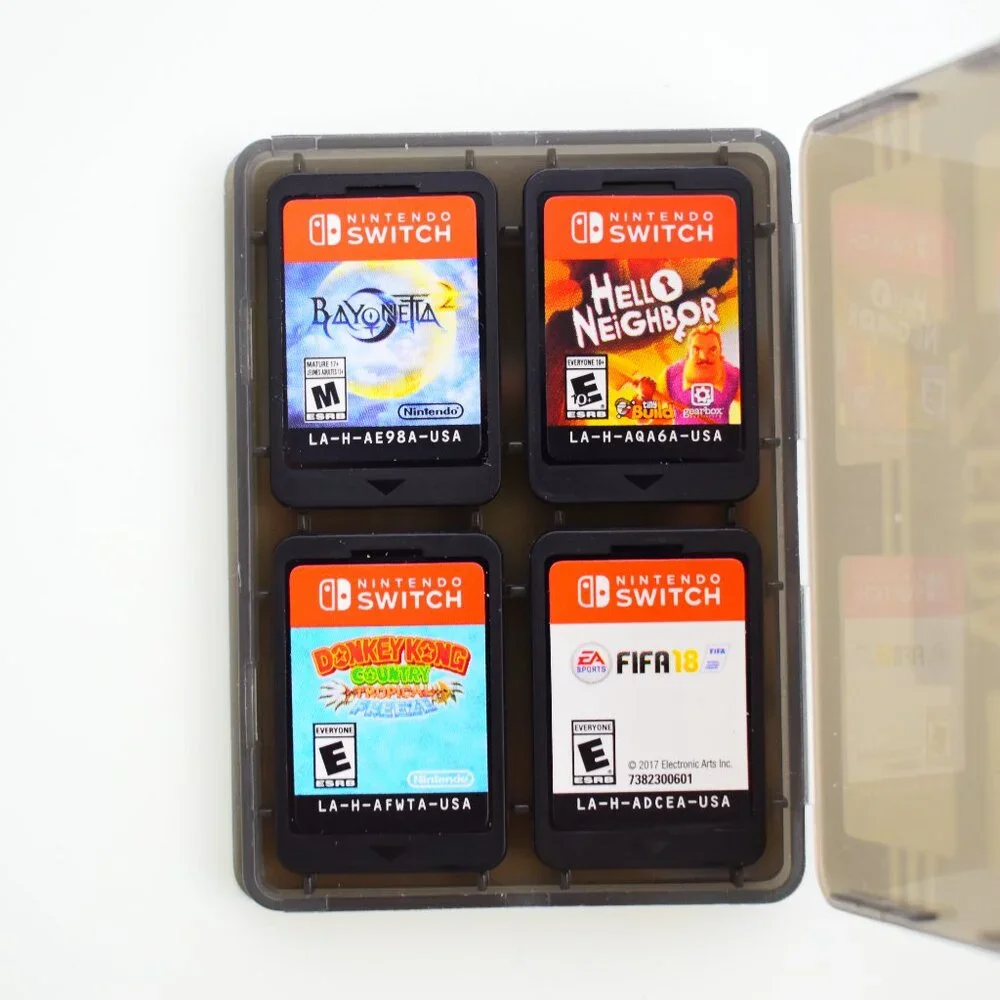 Nintendo Switch HAC-001 32GB Console with Gray Joy‑Con, Zelda case & 8 games inc